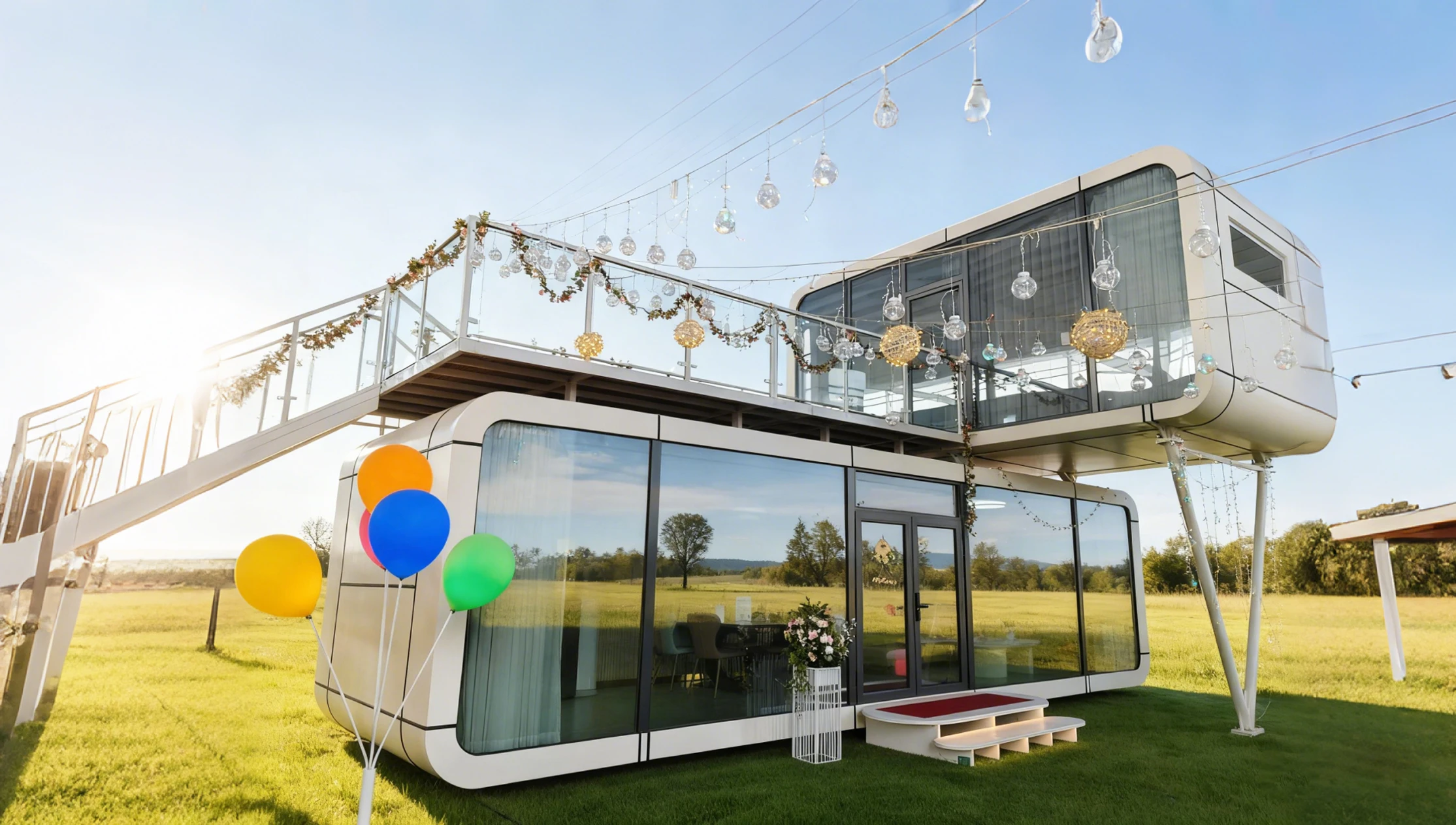 Two-layer Apple Cabin